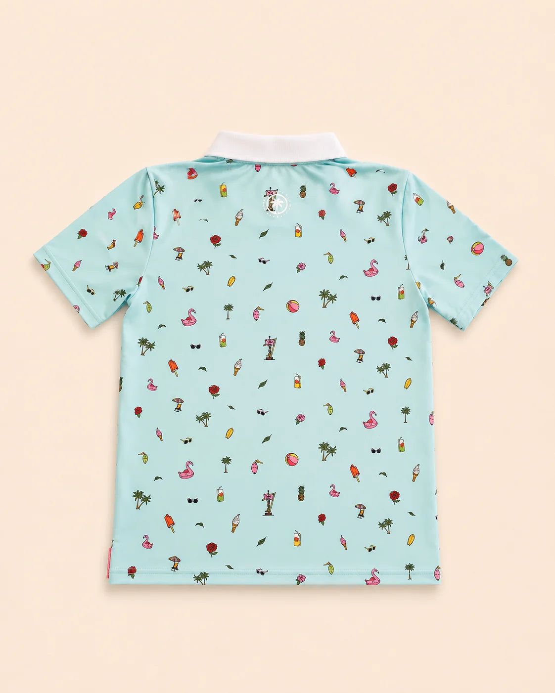 The Palmr Coastal Bay Kids Polo — view 4 | Palmr Style
