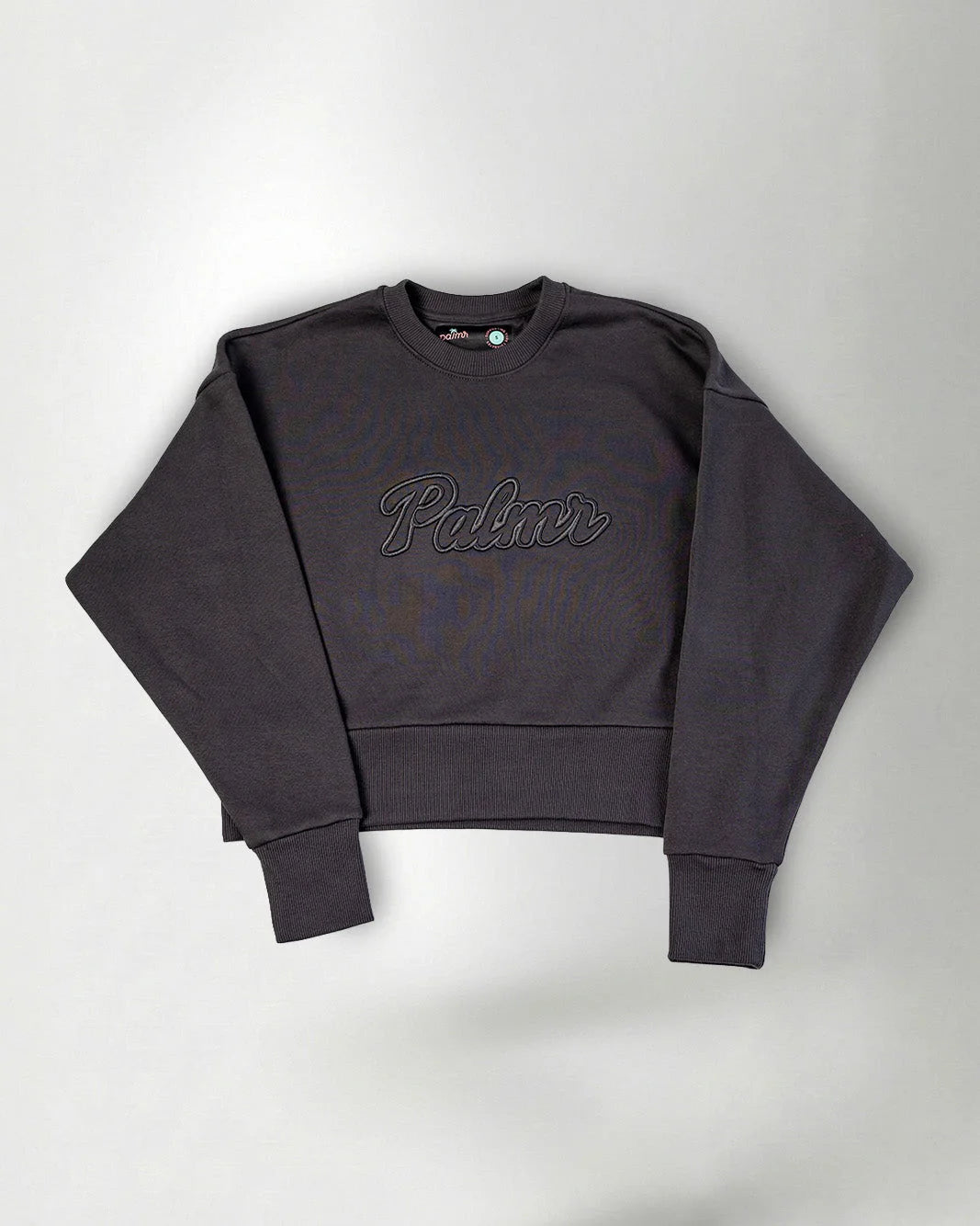 The Palmr Crew Sweatshirt - Dark Grey — view 2 | Palmr Style