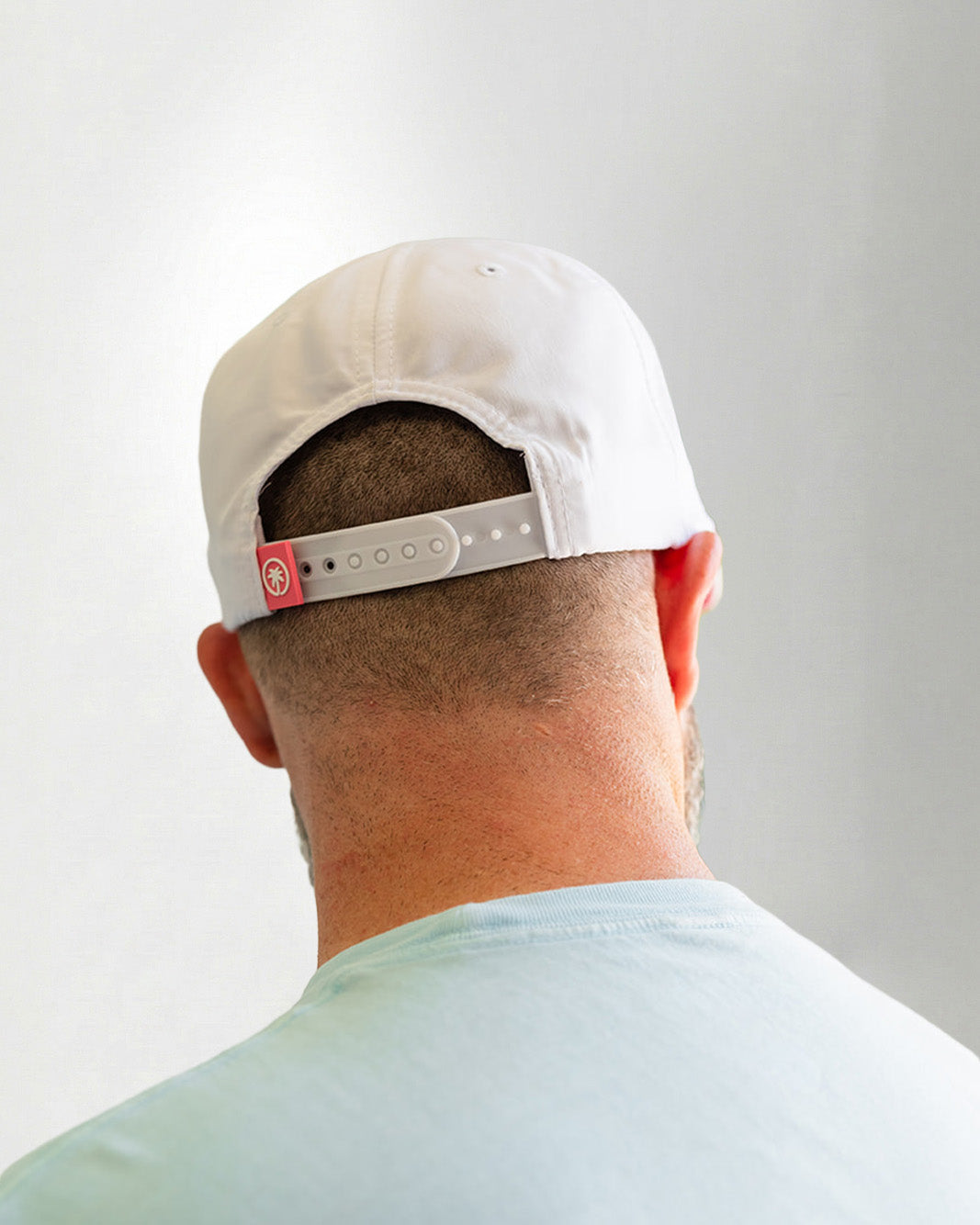 Palmr Style Easy Breezy White Nylon Rope hat palm tree snapback resort wear self-care