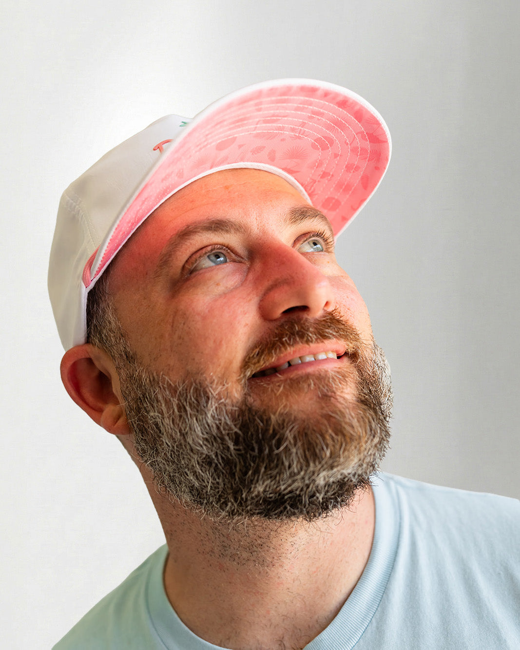 Palmr Style Easy Breezy White Nylon Rope hat palm tree snapback resort wear self-care