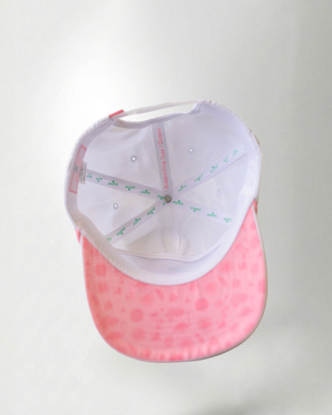 Palmr Style Easy Breezy White Nylon Rope hat palm tree snapback resort wear self-care