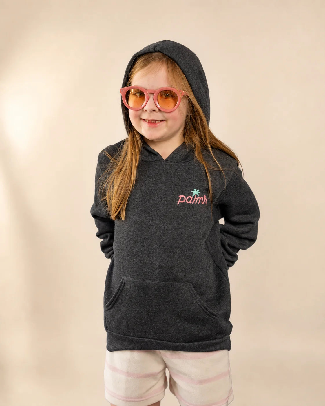 The Evening Palm Kids Hoodie — view 7 | Palmr Style