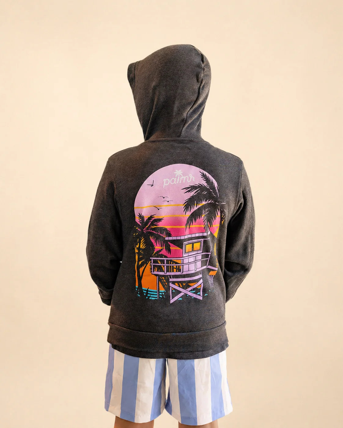 The Evening Palm Kids Hoodie: kids hoodie | Palmr Style