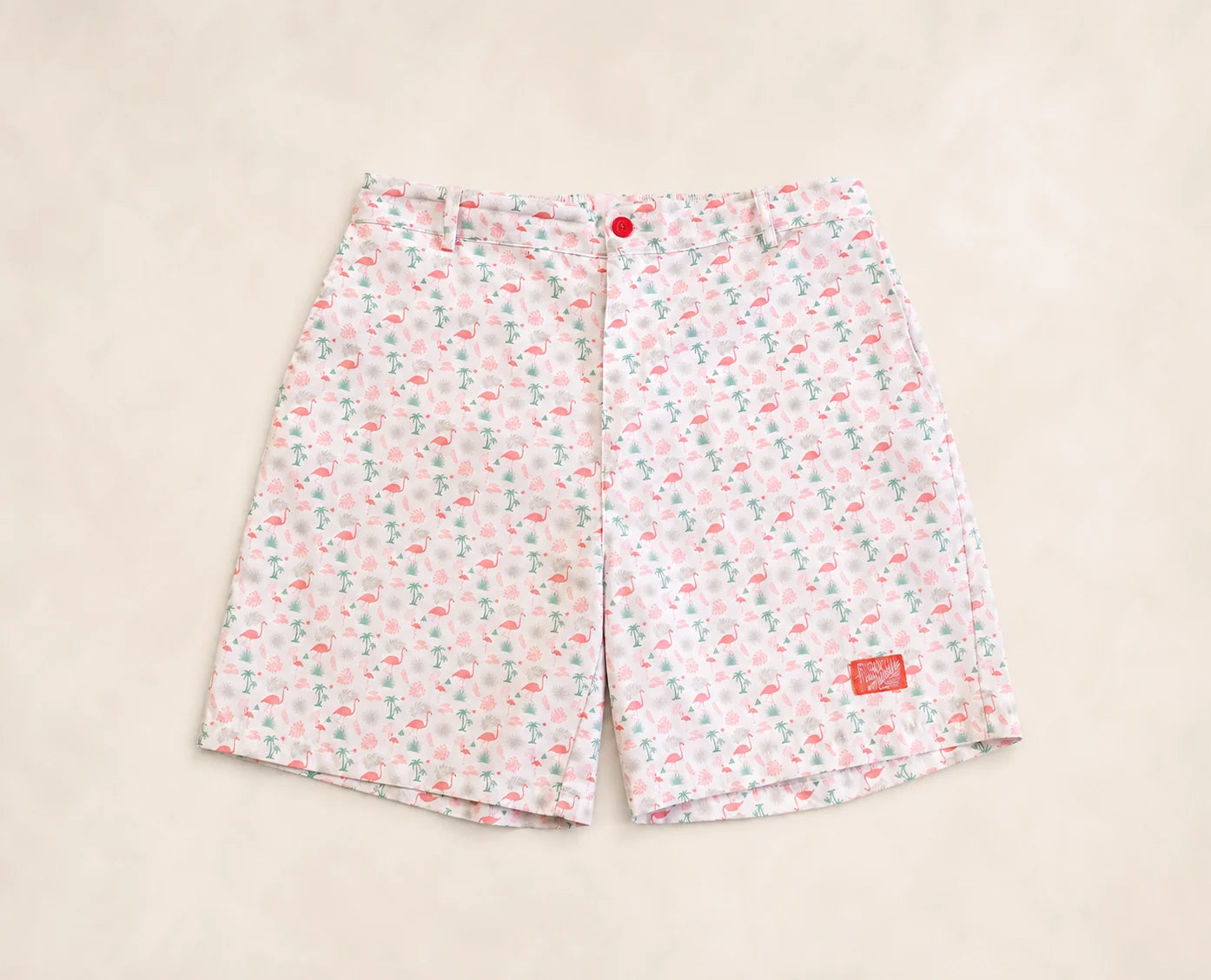 The Flamingo Sunrise Hybrid Swim Shorts — view 5 | Palmr Style