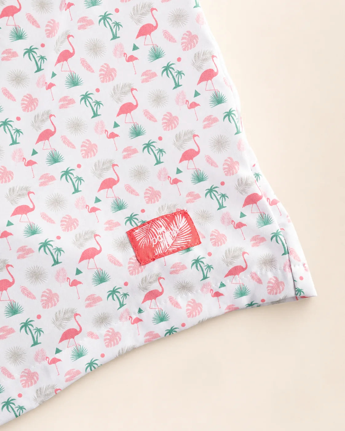The Flamingo Sunrise Hybrid Swim Shorts — view 6 | Palmr Style