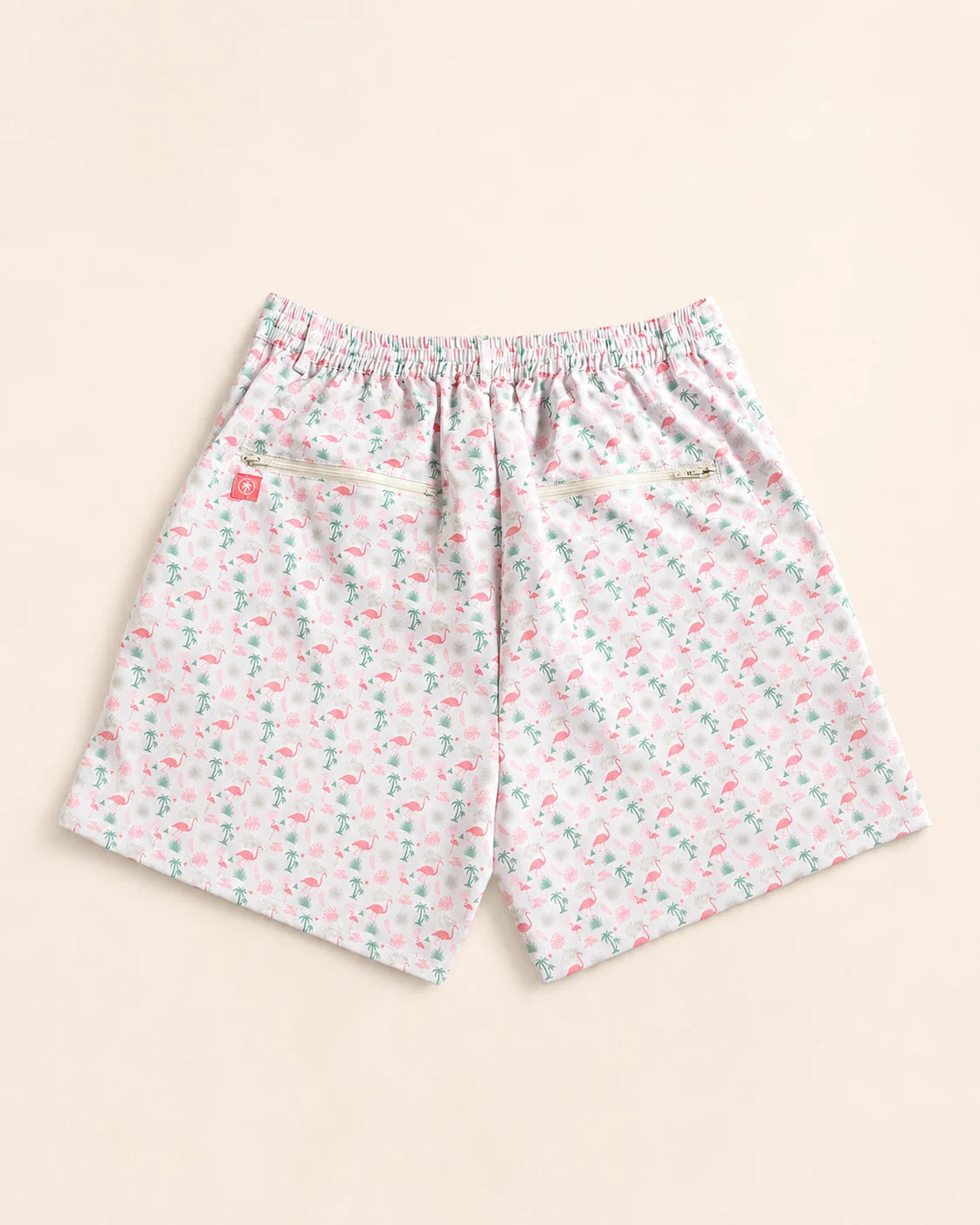 The Flamingo Sunrise Hybrid Swim Shorts — view 7 | Palmr Style