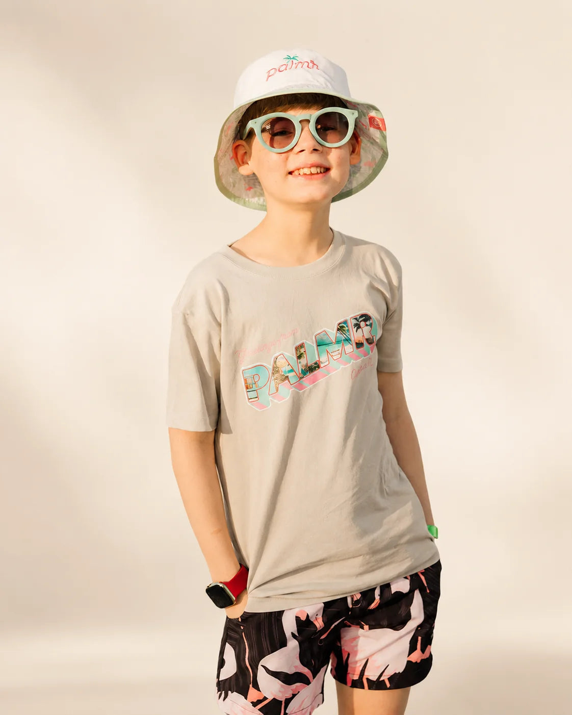 Greetings From Palmr Kids Tee — view 7 | Palmr Style