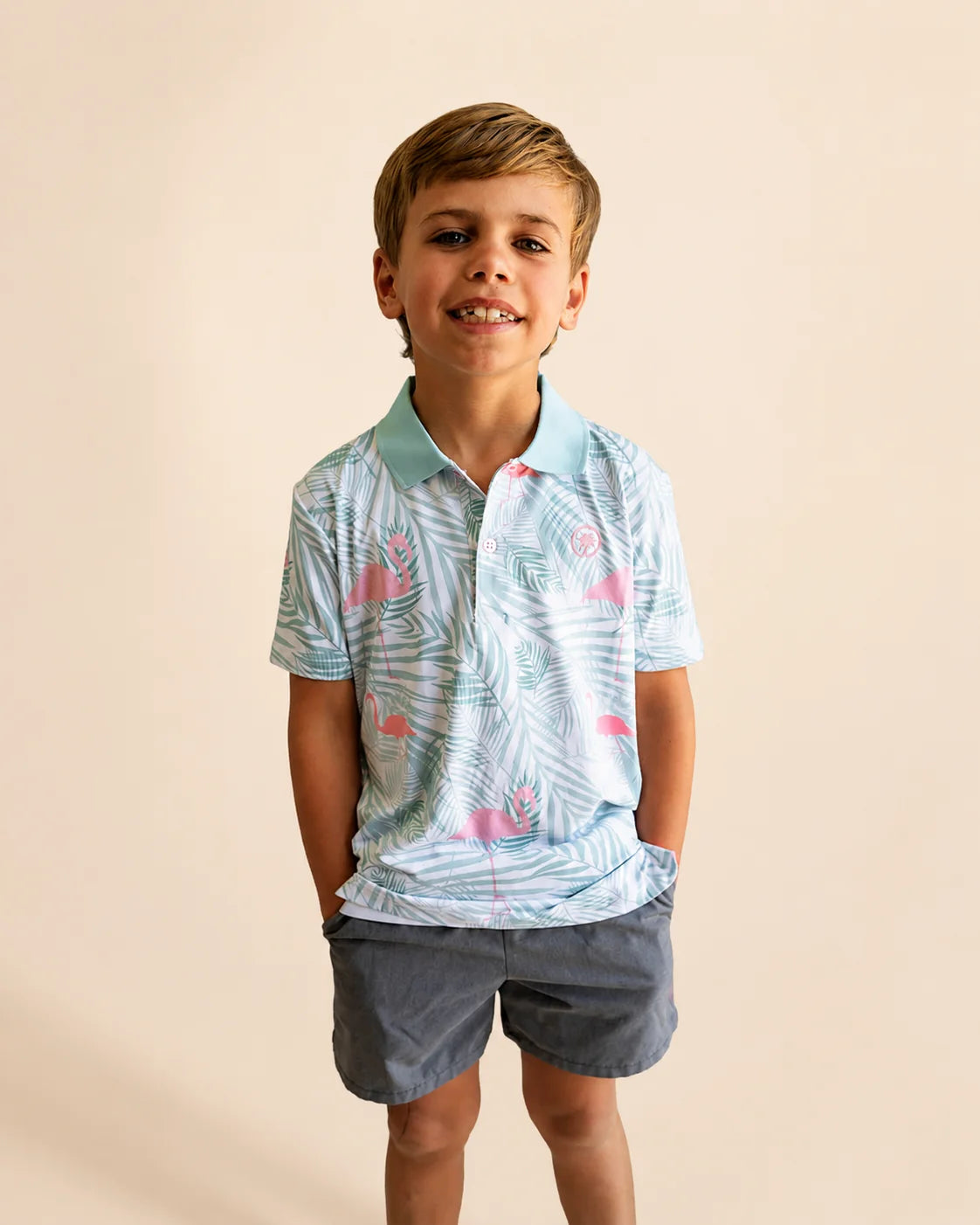 The Island Breeze Kids Polo — view 5 | Palmr Style