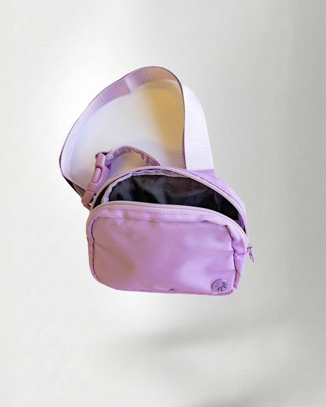 Palmr Style Womens Lavender Belt Bag Fannypack Palm Tree resort wear selfcare t1d type1diabetes insulinpump