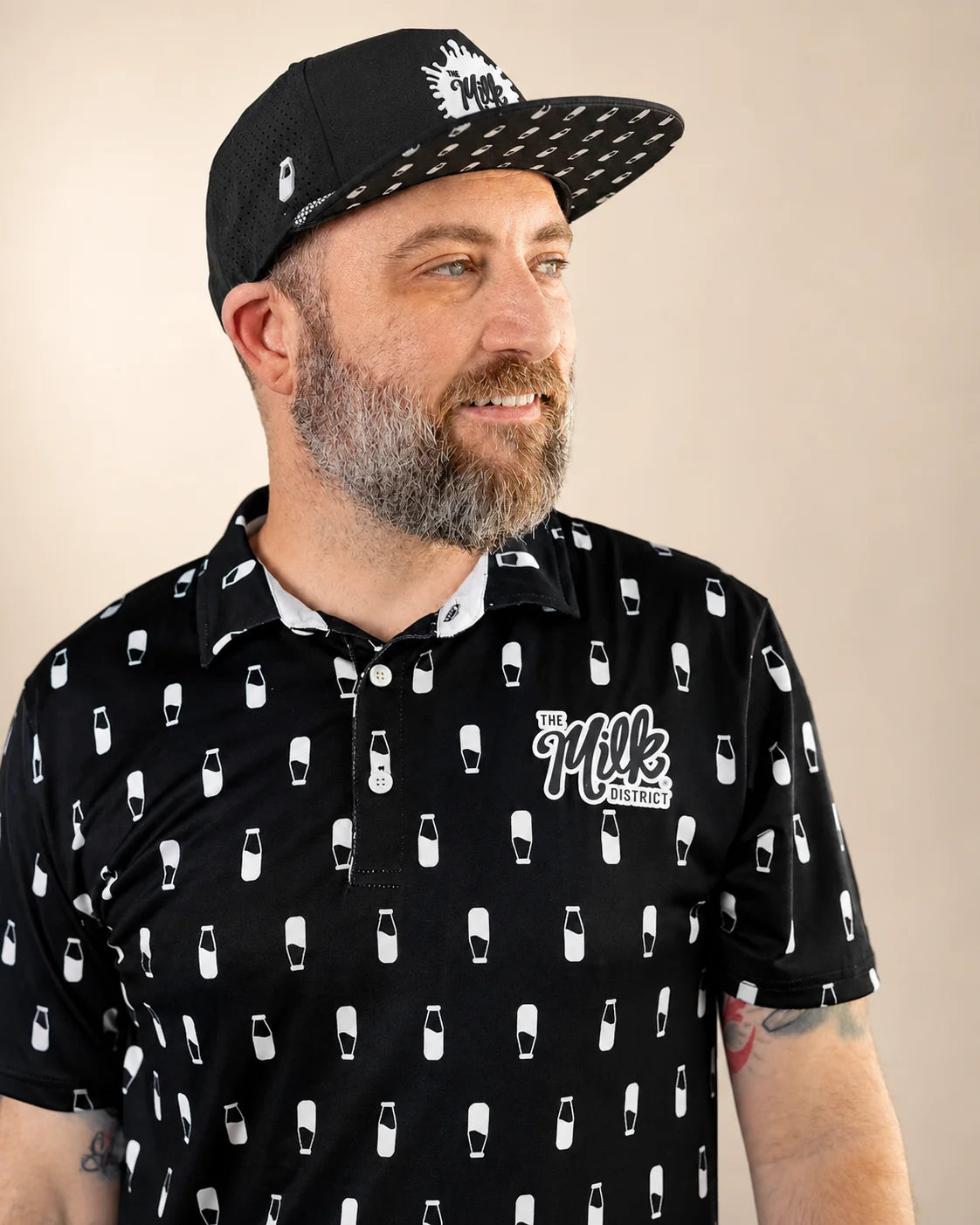 TMD x Palmr Milk Bottle Polo: mens polos | Palmr Style