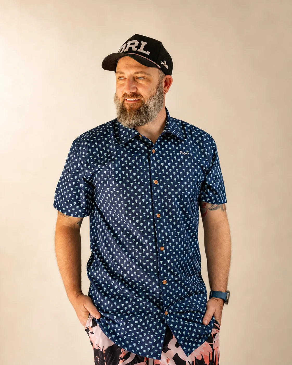 The Indigo Palm Button Up: mens button up | Palmr Style