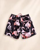 The Night Flamingo Hybrid Swim Shorts — view 5 | Palmr Style
