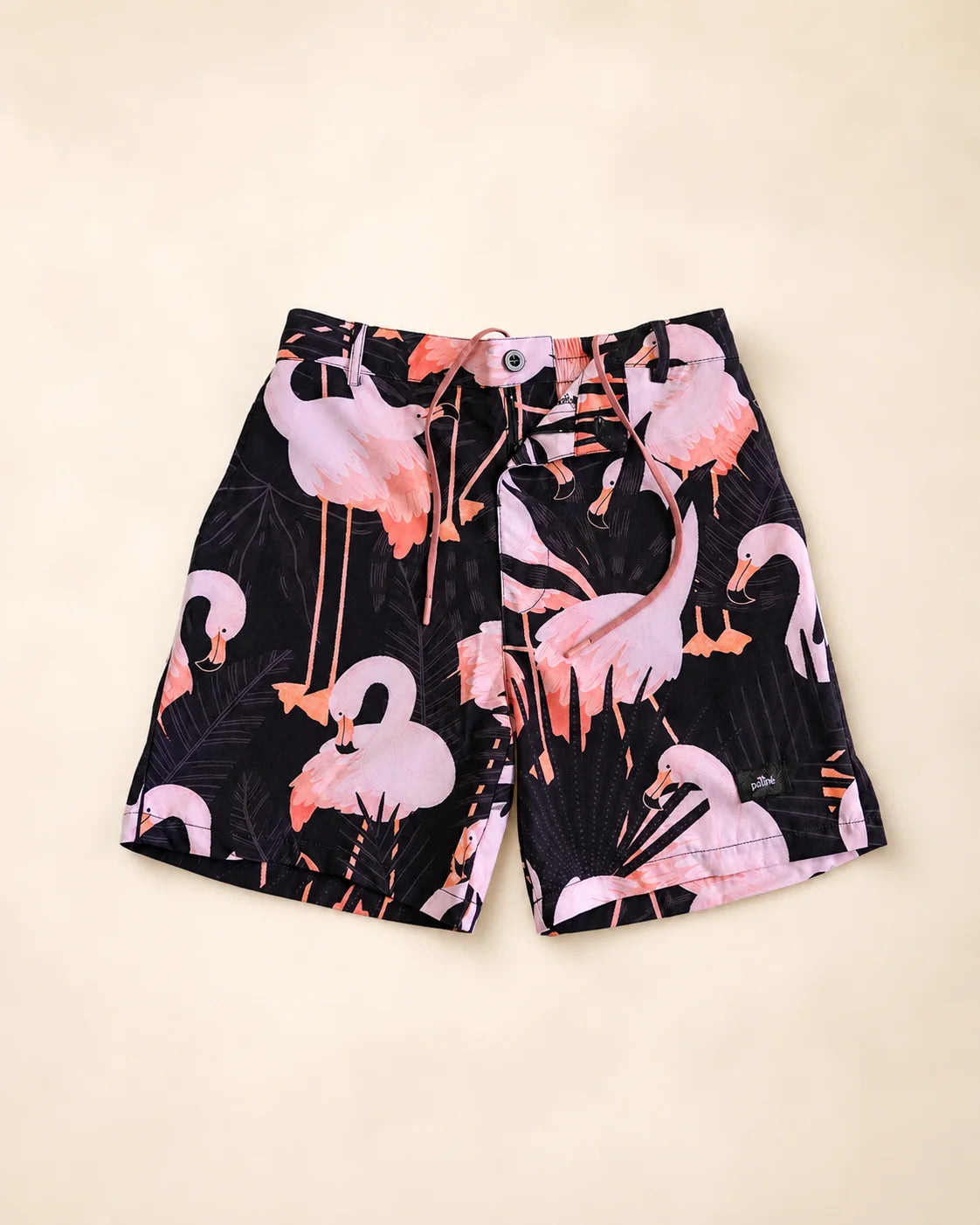 The Night Flamingo Hybrid Swim Shorts — view 6 | Palmr Style