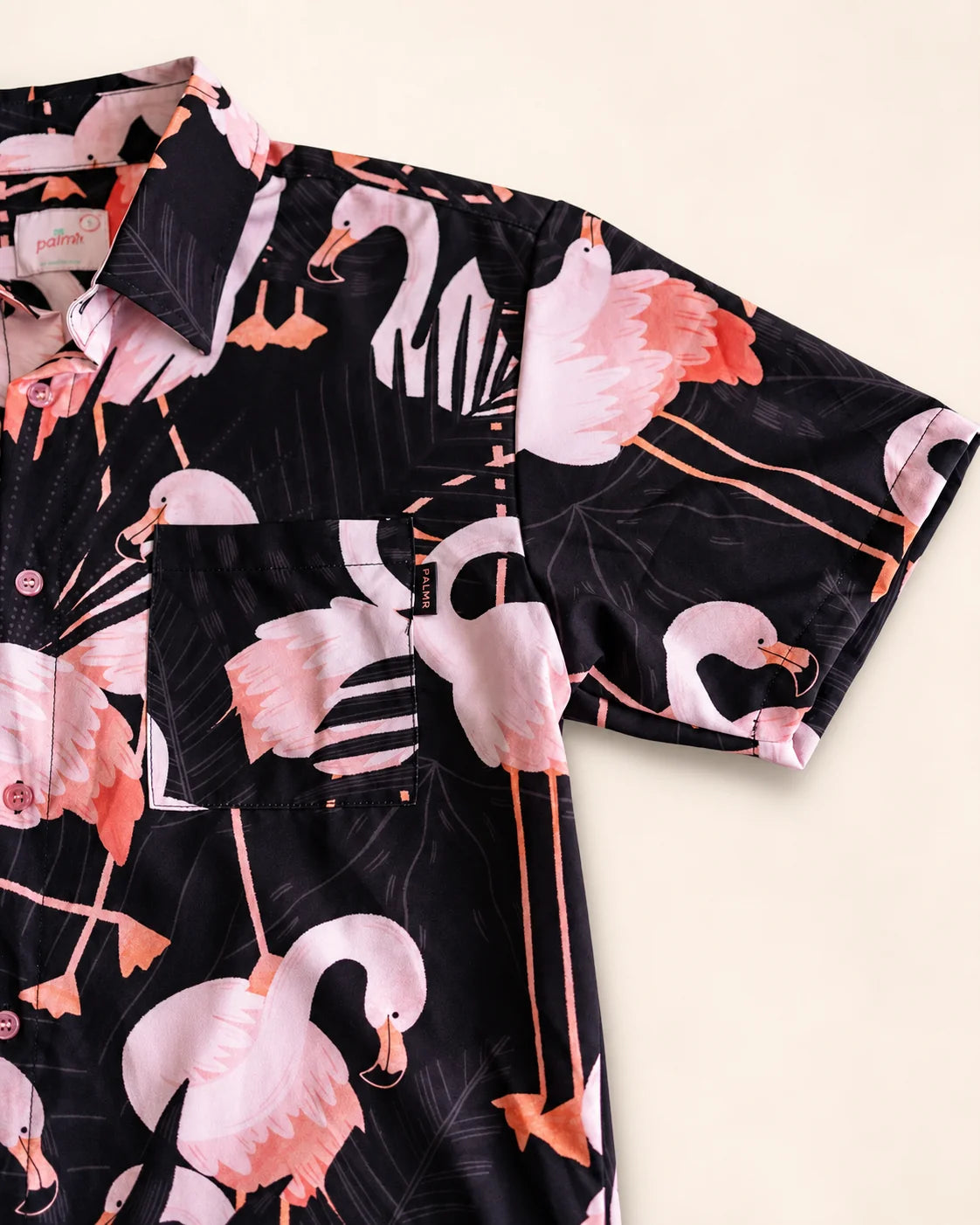 The Night Flamingo Button Up — view 11 | Palmr Style
