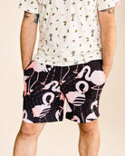 The Night Flamingo Hybrid Swim Shorts — view 9 | Palmr Style
