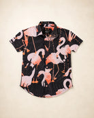 The Night Flamingo Kids Button Up — view 2 | Palmr Style