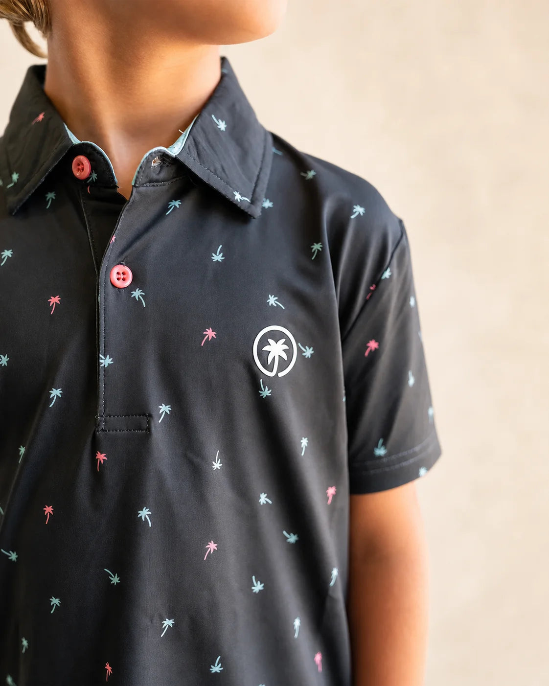 The Palm Icon Night Kids Polo — view 2 | Palmr Style