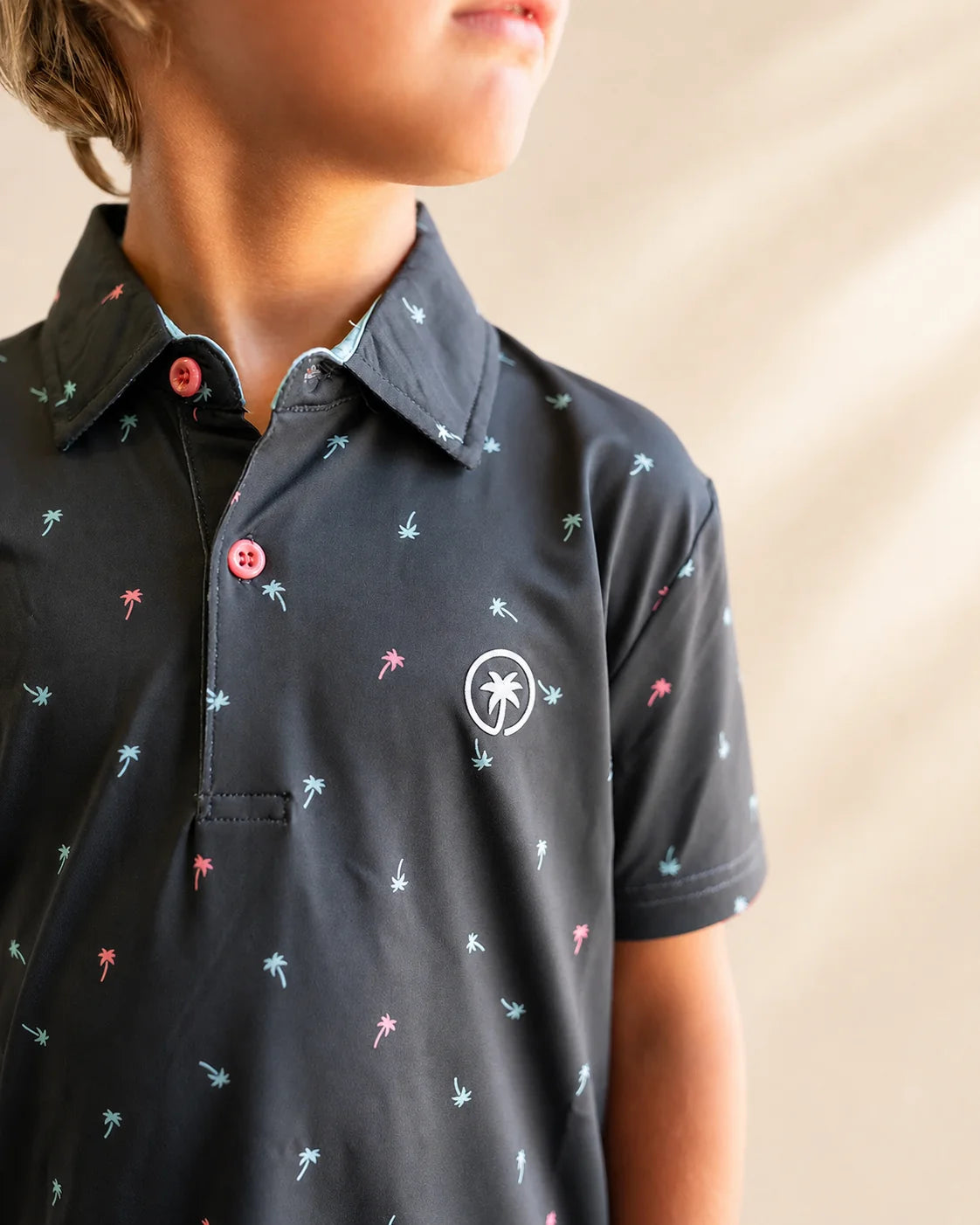 The Palm Icon Night Kids Polo — view 5 | Palmr Style