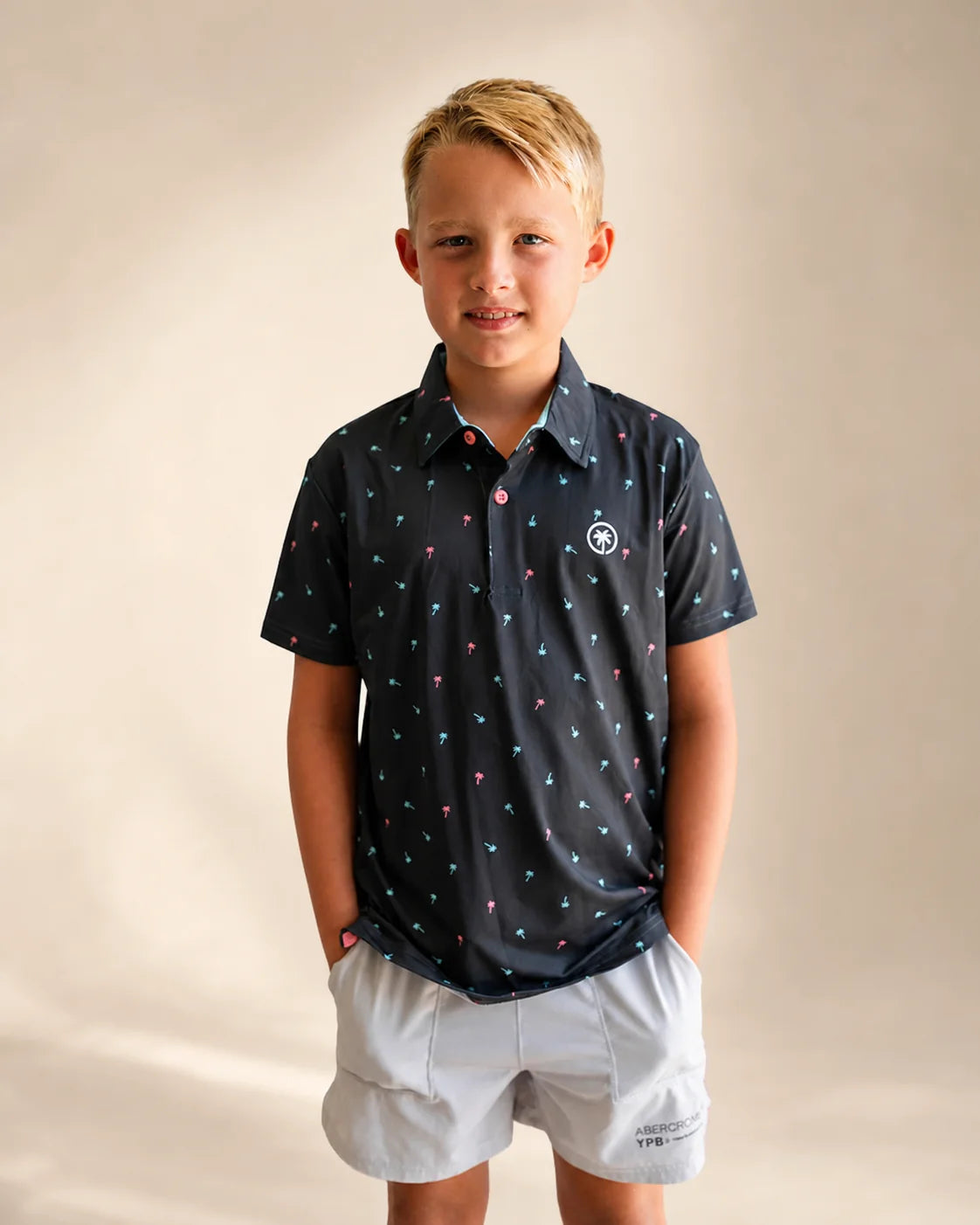 The Palm Icon Night Kids Polo — view 6 | Palmr Style