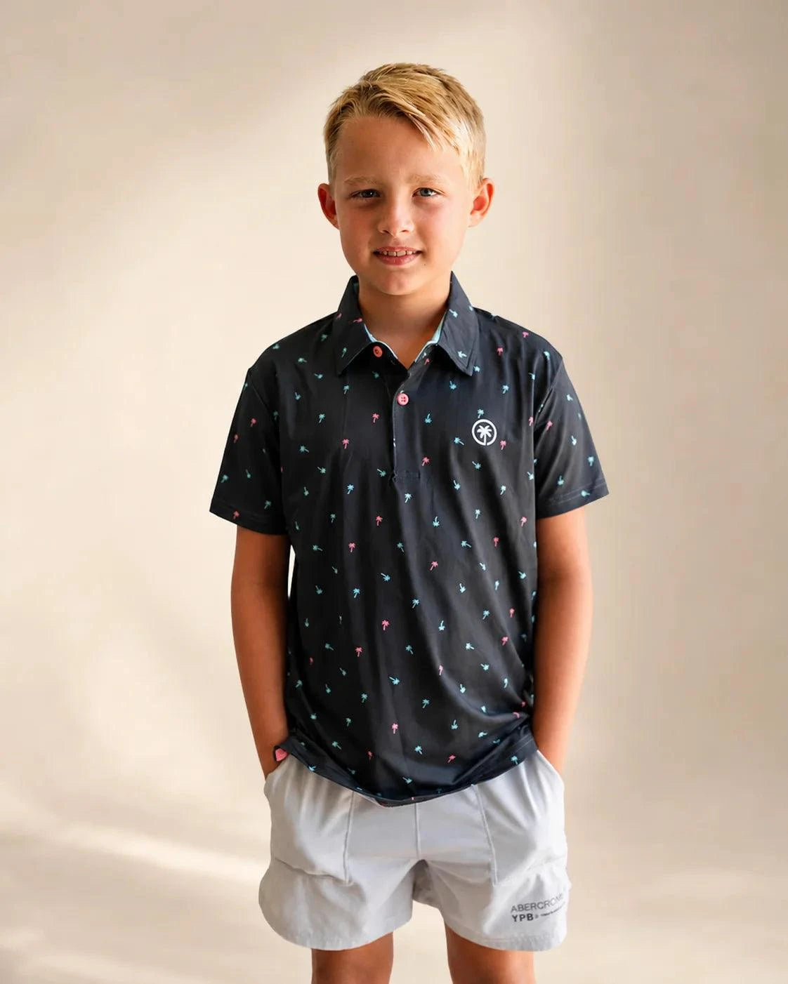 The Palm Icon Night Kids Polo — view 6 | Palmr Style