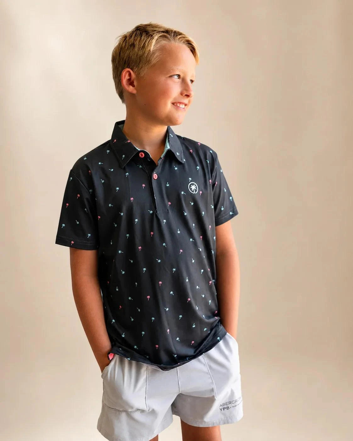 The Palm Icon Night Kids Polo — view 7 | Palmr Style