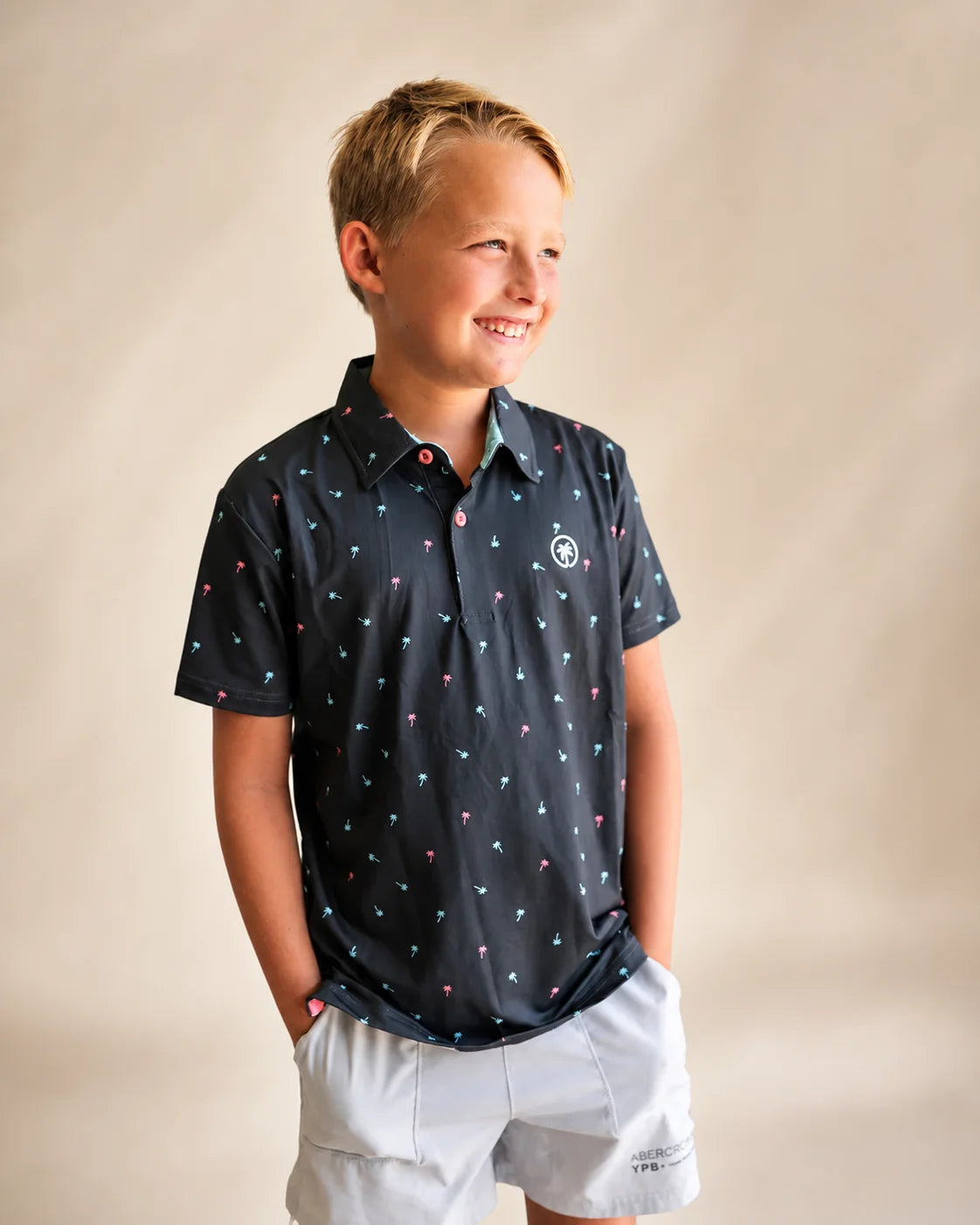 The Palm Icon Night Kids Polo — view 8 | Palmr Style