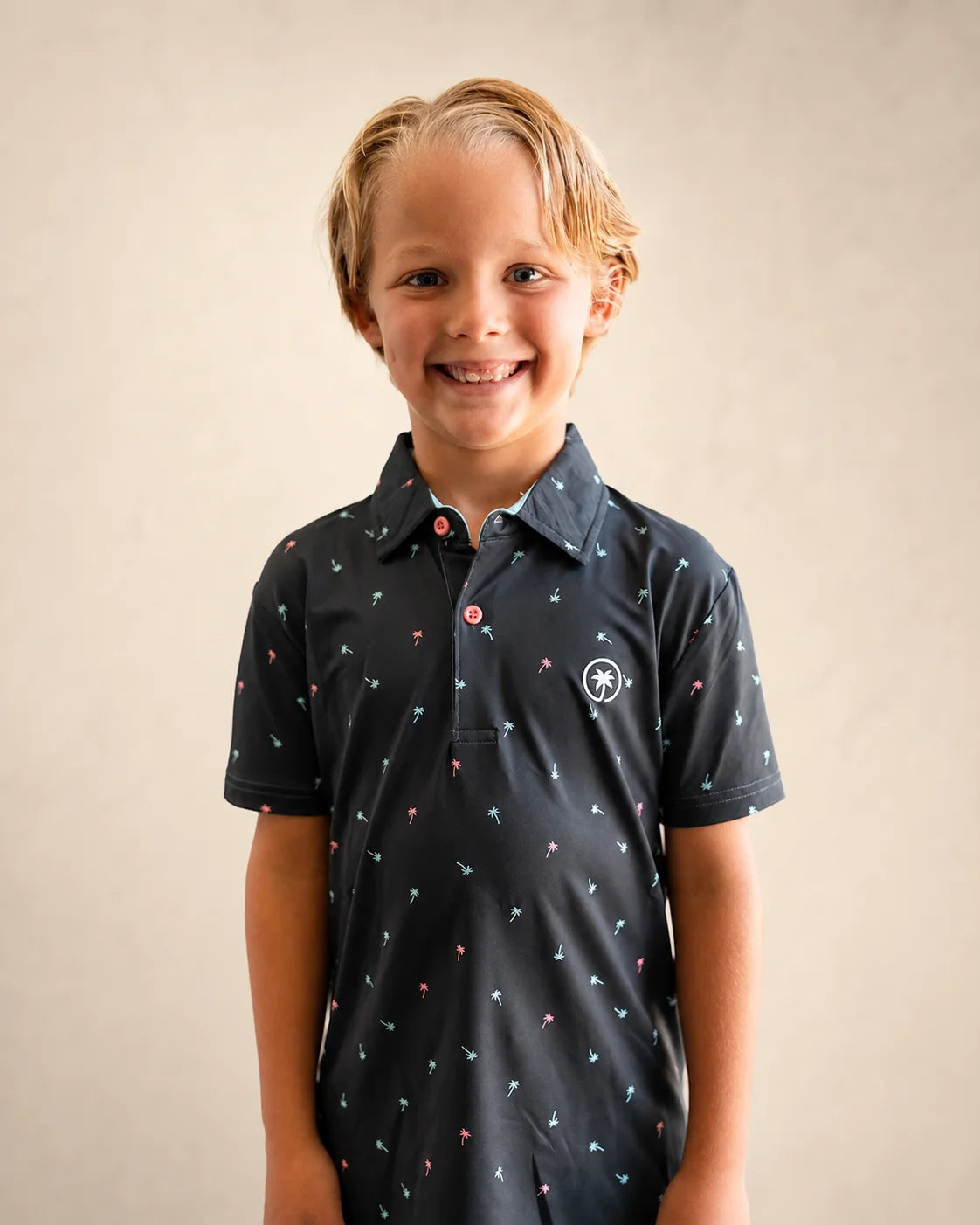 The Palm Icon Night Kids Polo: kids polos | Palmr Style