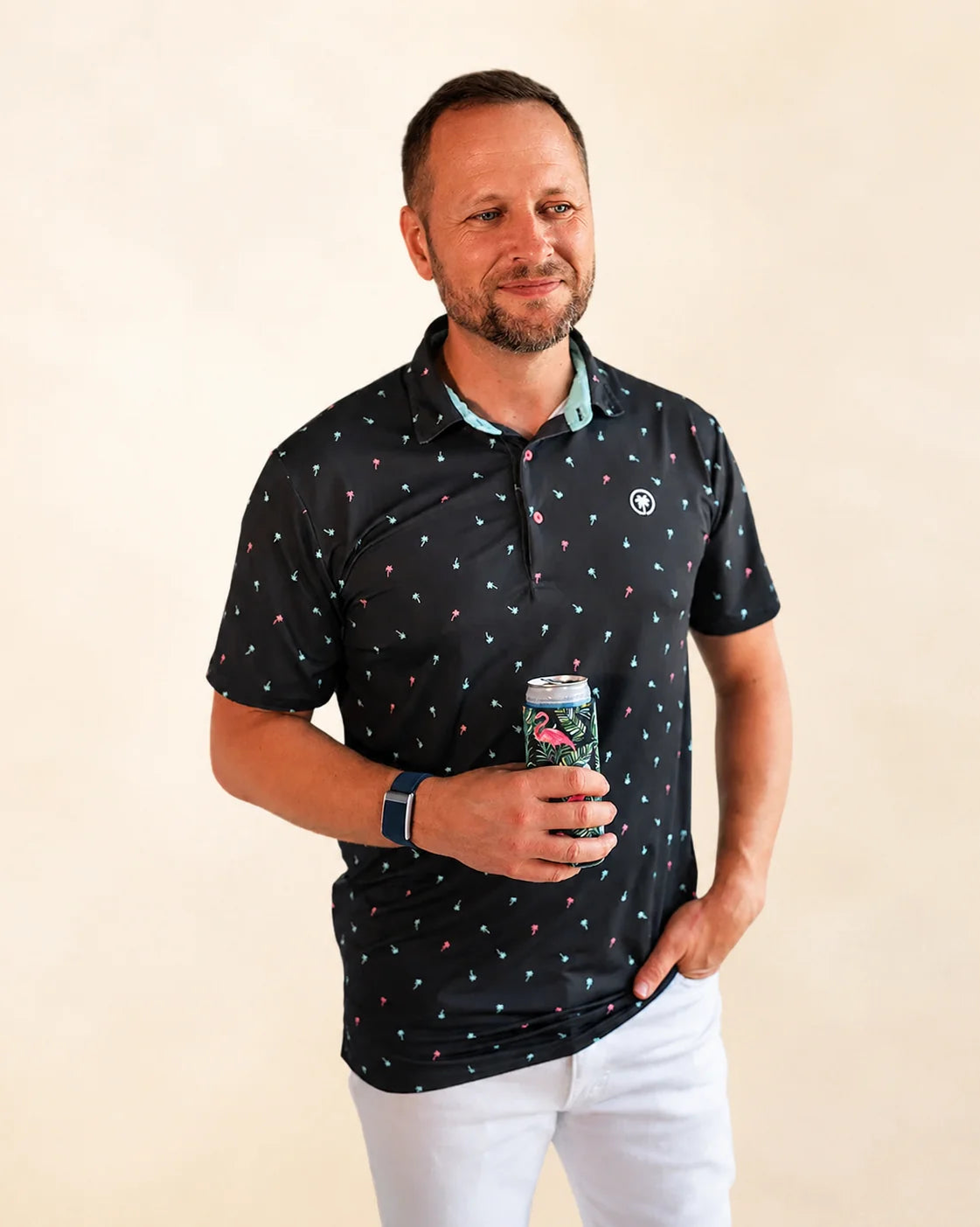 The Palm Icon Night Polo — view 3 | Palmr Style