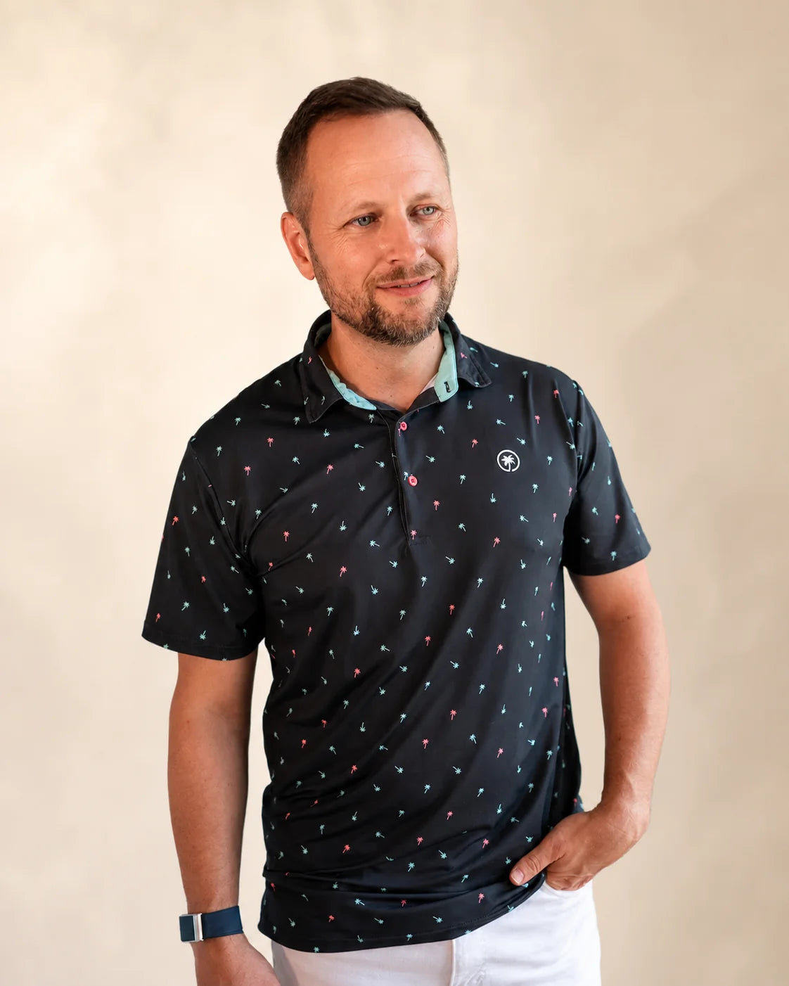 The Palm Icon Night Polo: mens polos | Palmr Style