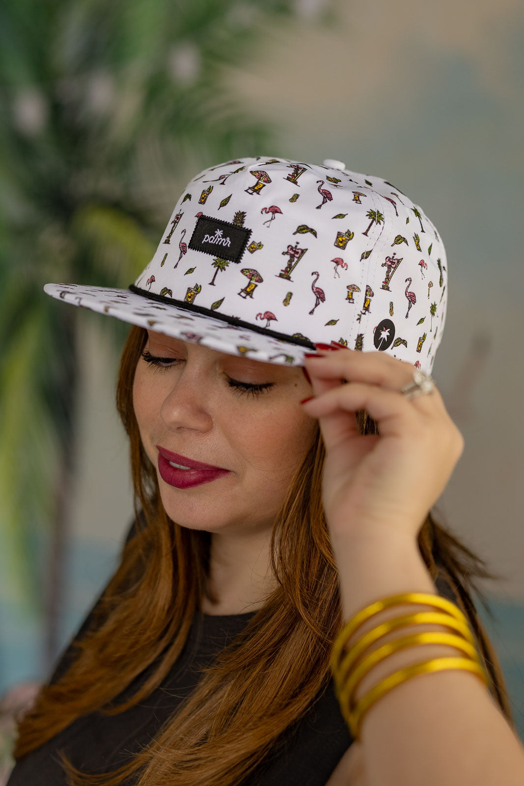 Palmr Style Bay Rope hat kids boyspalm tree snapback resort wear selfcare