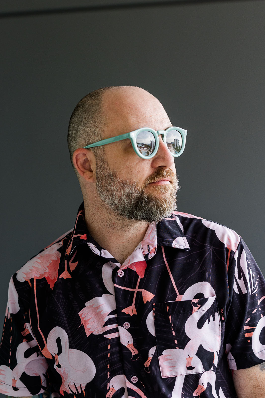 Palmr Style Beachcomber keyhole green sunglasses Resort Wear Selfcare T1D