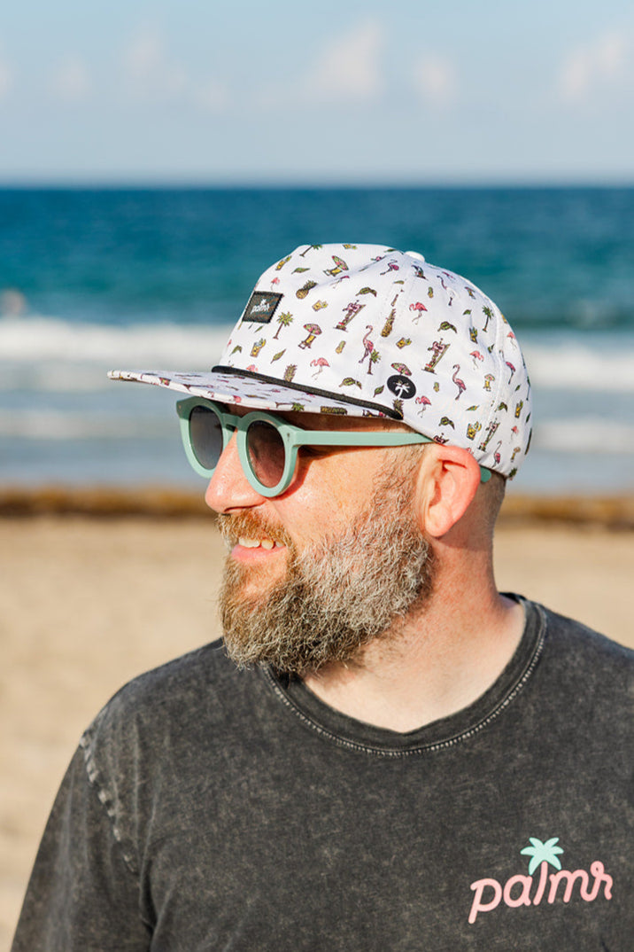 Palmr Style Beachcomber keyhole green sunglasses Resort Wear Selfcare T1D