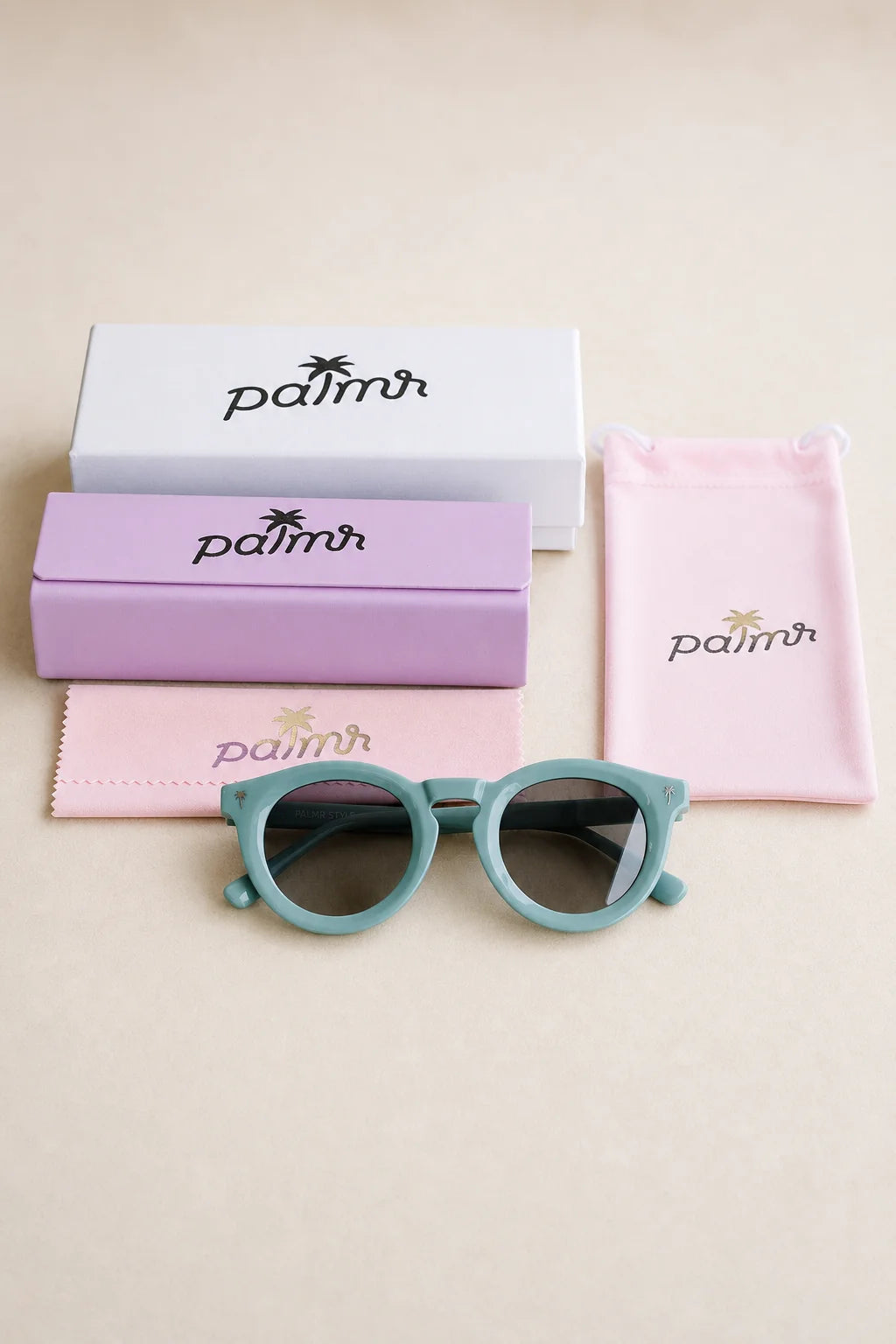 The Beachcomber Keyhole Sunglasses (Green) — view 4 | Palmr Style