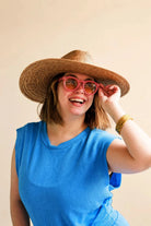 The Beachcomber Keyhole Sunglasses (Pink) — view 2 | Palmr Style