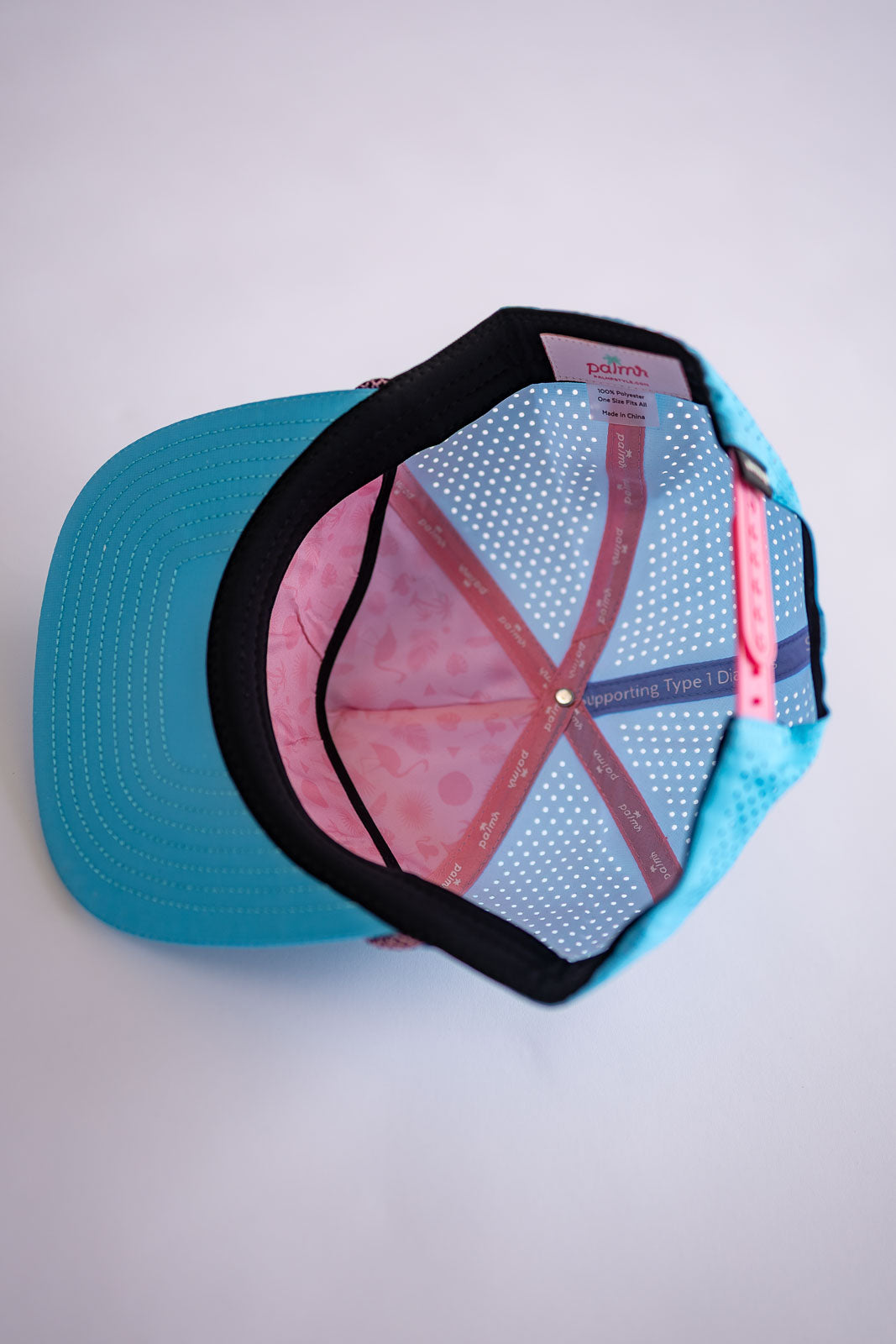 Palmr Style Blue Crush Rope hat kids palm tree snapback resort wear selfcare