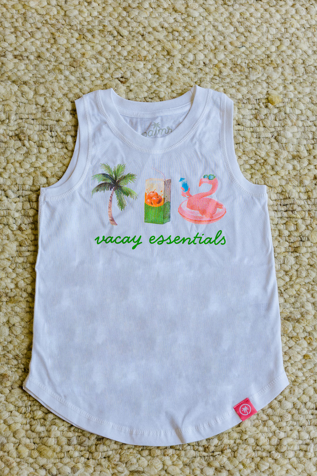 Palmr Style Girls Vacay Essentials Tank Palm Tree Resort Wear Selfcare T1D