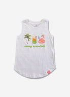 Palmr Style Girls Vacay Essentials Tank Palm Tree Resort Wear Selfcare T1D