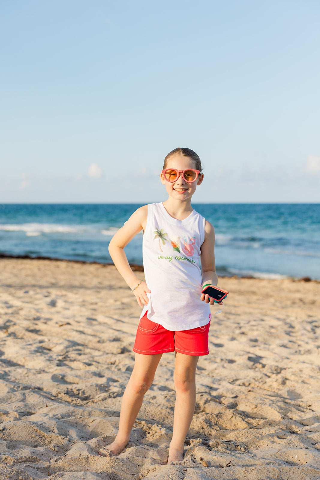 Palmr Style Girls Vacay Essentials Tank Palm Tree Resort Wear Selfcare T1D