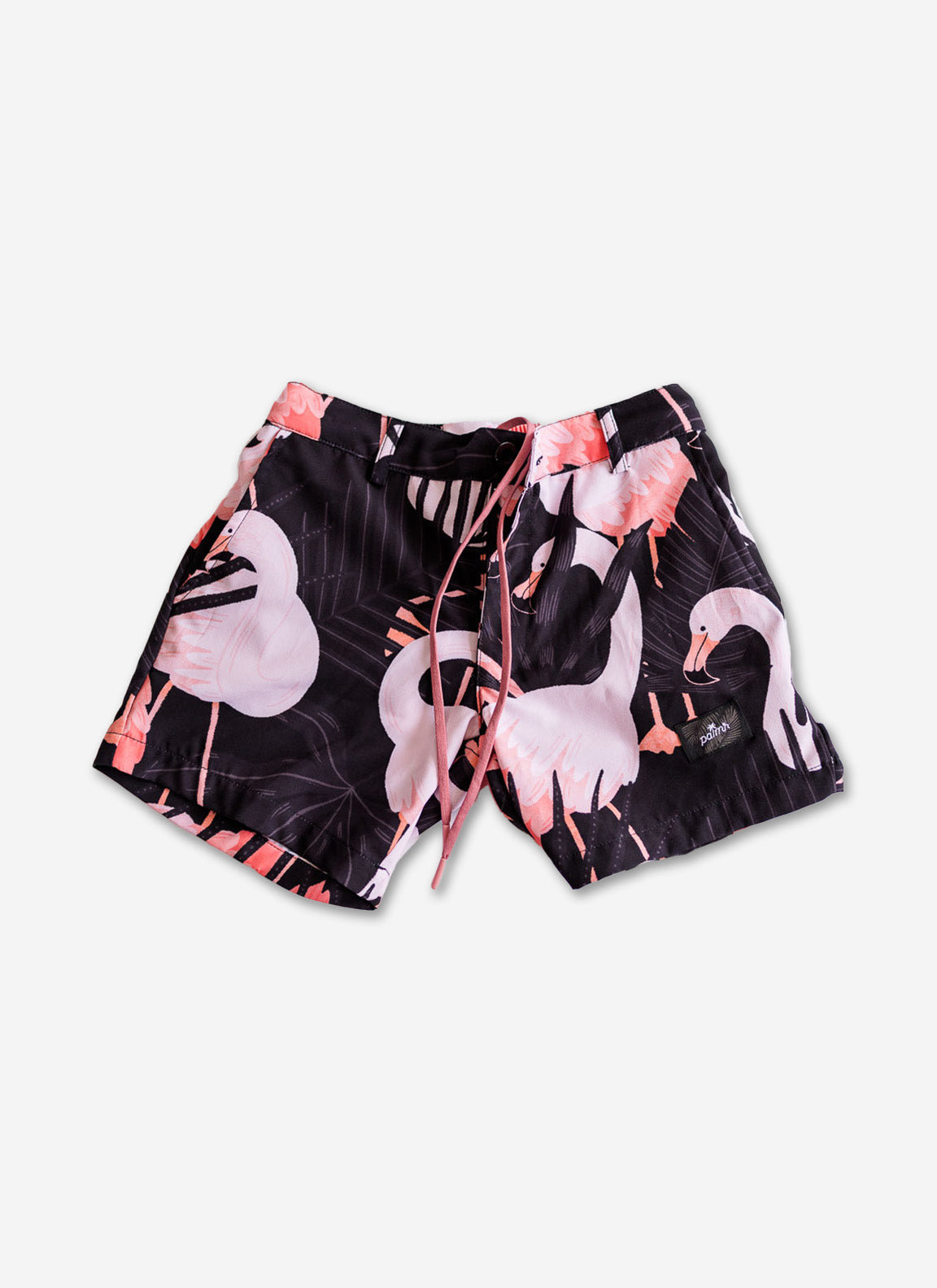 Palmr Style Kids Boys Night Flamingo Hybrid Swim Shorts boardshorts beach Resort wear Self-Care