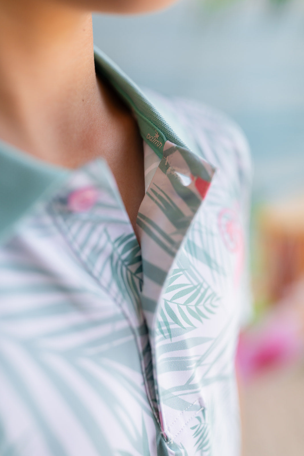 Palmr Style Kids island breeze Polos White Palm Tree Resort Wear Selfcare T1D type1diabetes