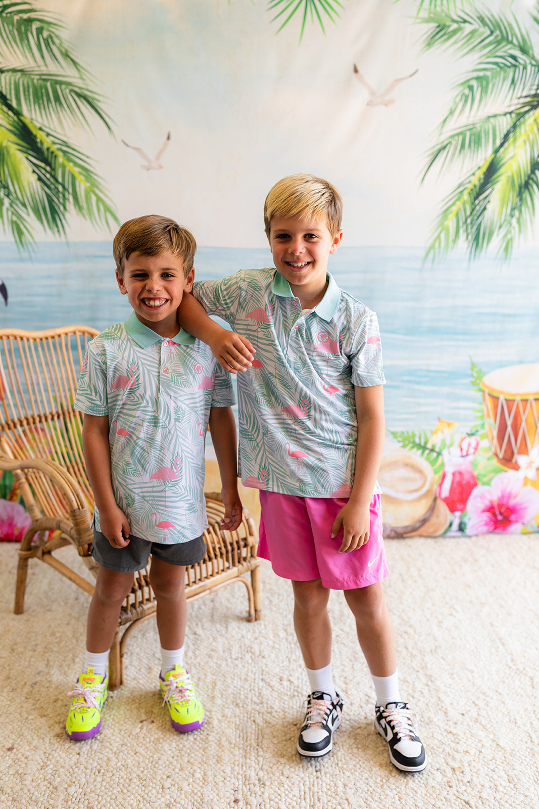 The Island Breeze Kids Polo Fun Boys Golf Polo Palmr Style