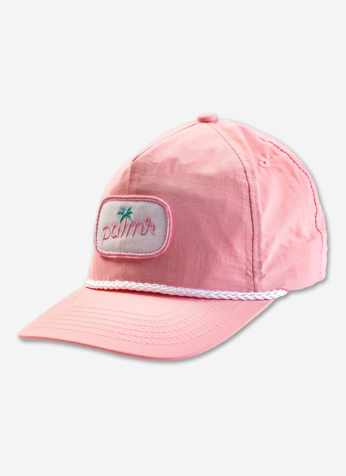 Palmr Style Mens Blush Rope hat pink resort wear self-care