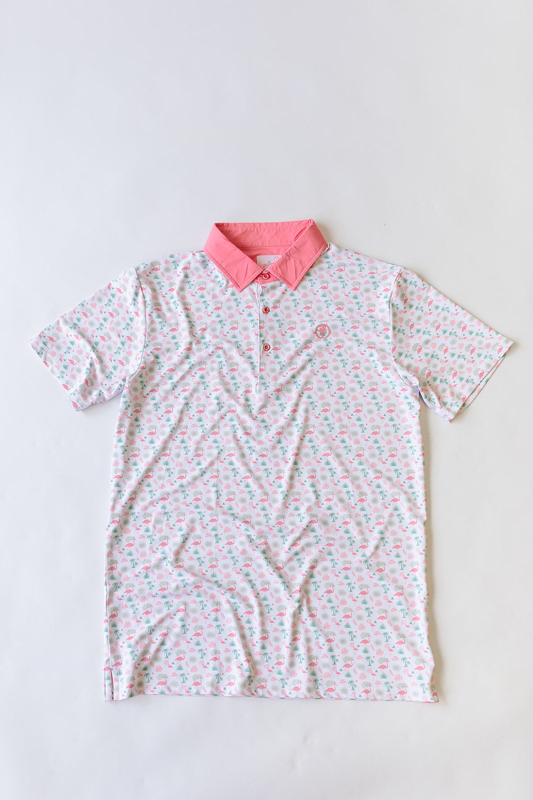Flamingo Sunrise Polo Bold and Vibrant Design Palmr Style