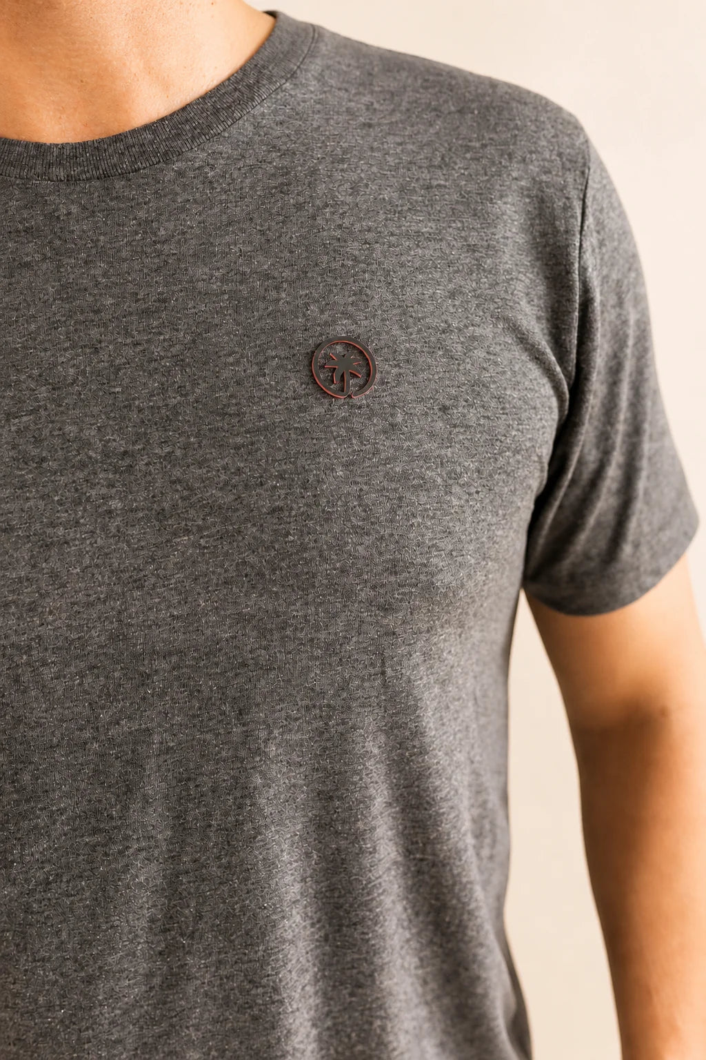 The Juan and Only Signature Tee - Charcoal — view 2 | Palmr Style