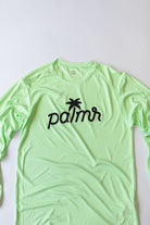 Palmr Style Mens SunVibe Shirt Lime sun water resort wear self-care