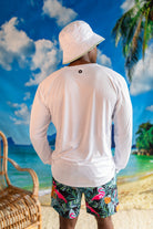 Palmr Style Mens SunVibe Shirt White sun water resort wear self-care