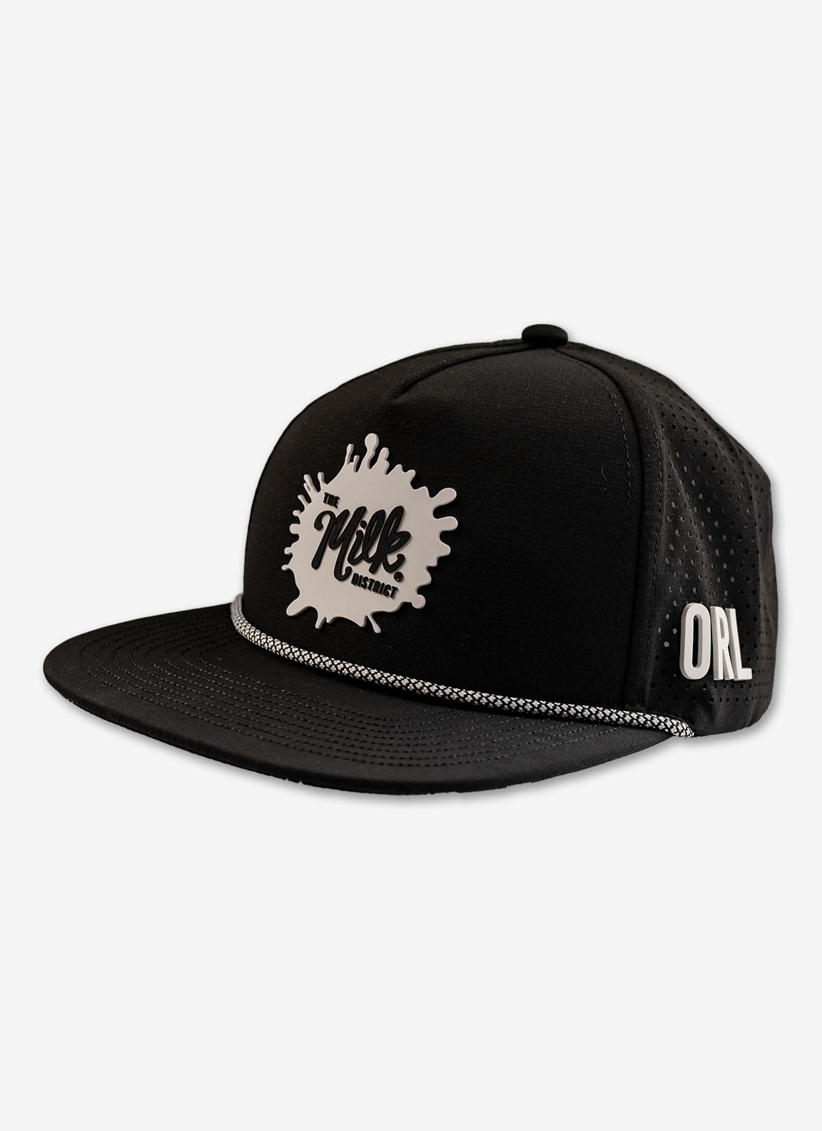 Palmr Style Milk District orlando rope hat mens Black splash snapback