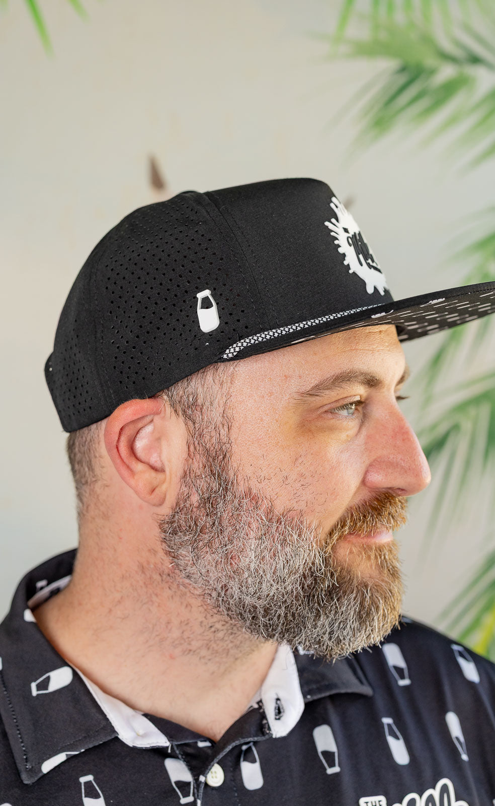 Palmr Style Milk District orlando rope hat mens Black splash snapback