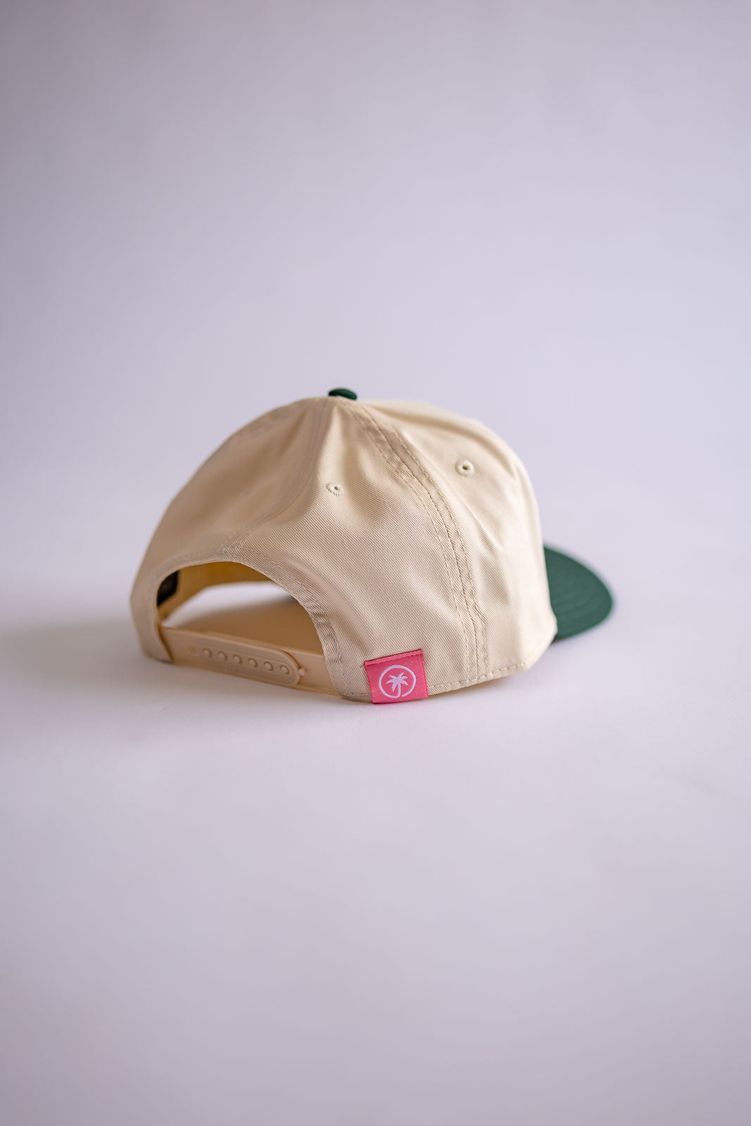 Palmr Style Social Club Hat Forest Green Natural Palm tree Resort Wear Selfcare T1D T1Dstrong
