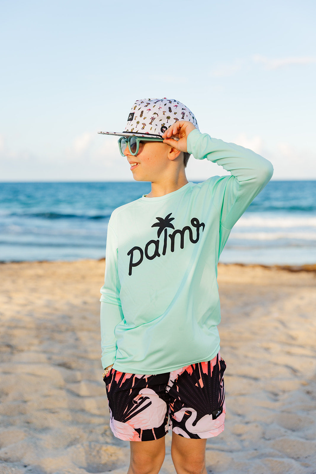 Palmr Style Sunvibe kids mint green